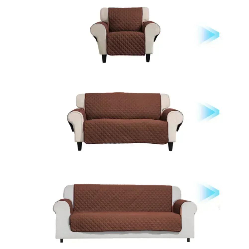 Reversible Water Resistant Loveseat Cover Thick Quilted Fabric Protector for Pets Kids Sofa Furniture Protection