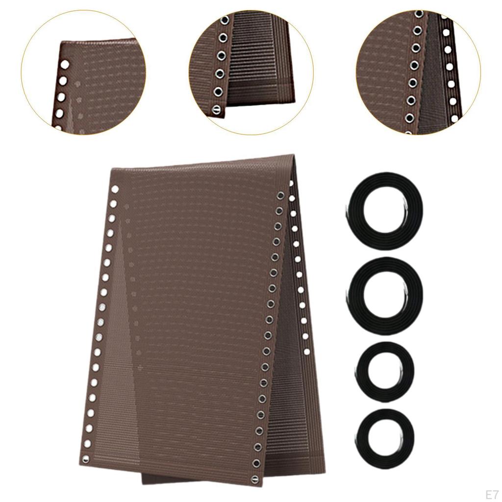 Stuhl-Ersatz-Stoff-Kordel-Set, klappbar, für Liege, Couch, Lounge, Reparatur