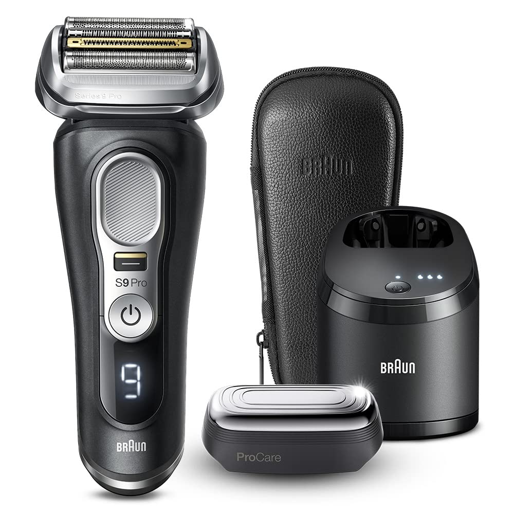 

Braun Electric Shaver Series 9 with Cleaning Machine Electric Razor Men s 9480cc-V