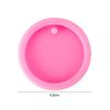 Heart Shape Keychain Casting Silicone Molds Dog Paw Print Resin Molds for Key Chain Pendant Making Epoxy Resin Craft Jewelry DIY