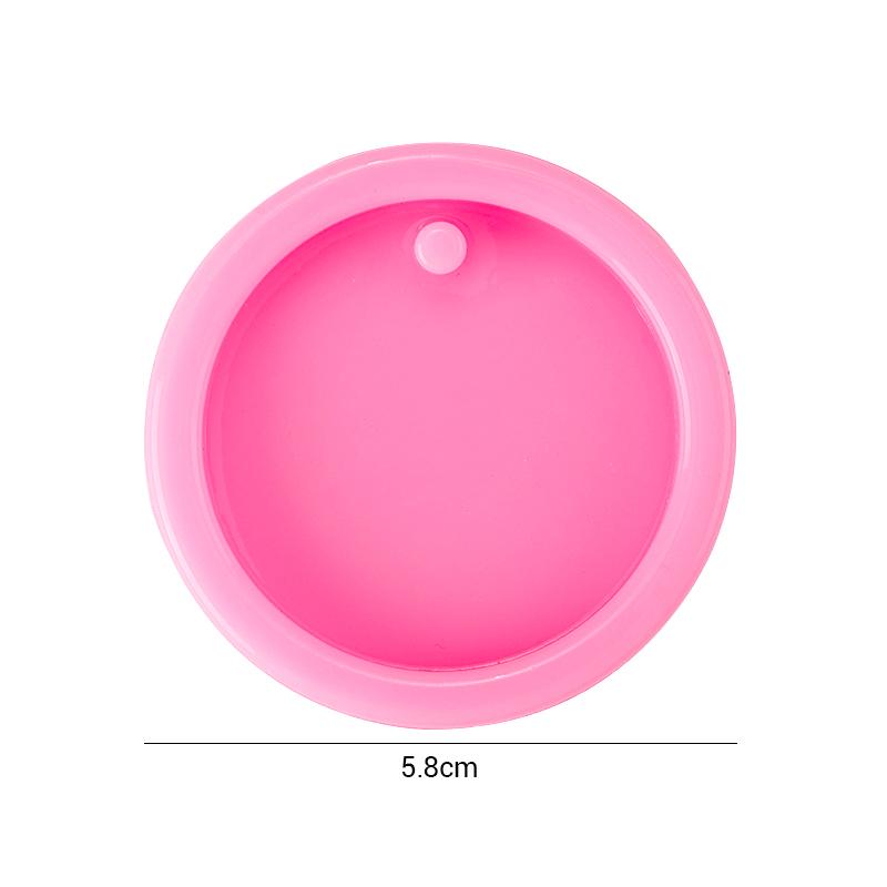 Heart Shape Keychain Casting Silicone Molds Dog Paw Print Resin Molds for Key Chain Pendant Making Epoxy Resin Craft Jewelry DIY