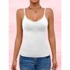 Damen Formgebendes Tanktop - Nahtloses, Bequemes, Bauchstraffendes Formgebendes Tanktop Aus Blauem Nylon… Mehr