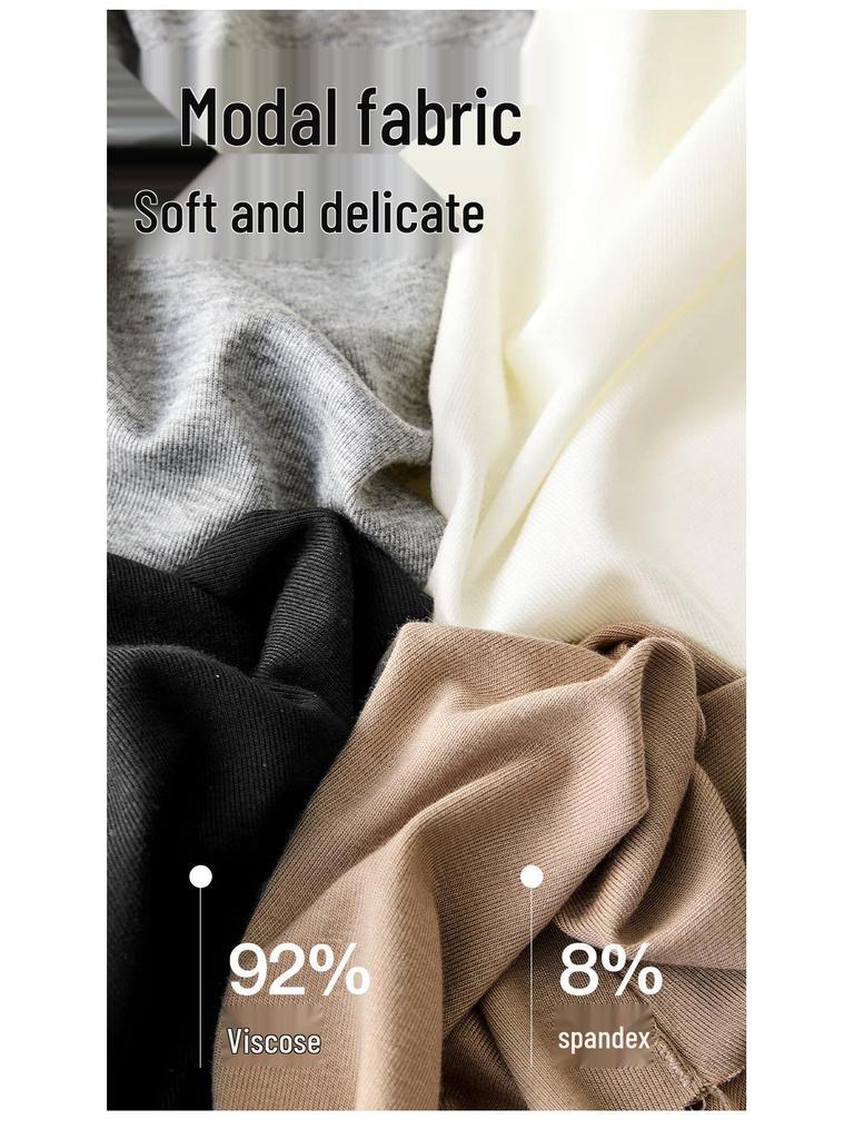 Women's Seamless Knitted Modal Camisole Tank Top - Plus Size Sleeveless Sport Base Layer