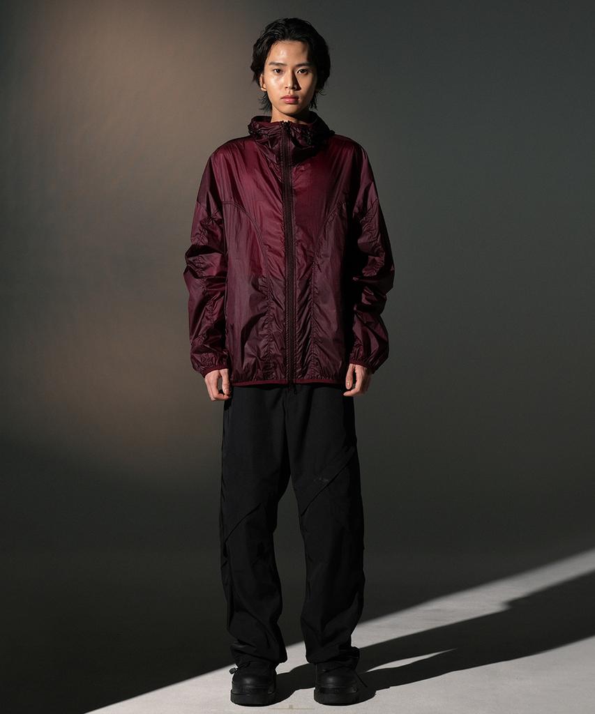 Grailz Essential Geometry Windbreaker [Burgundy]