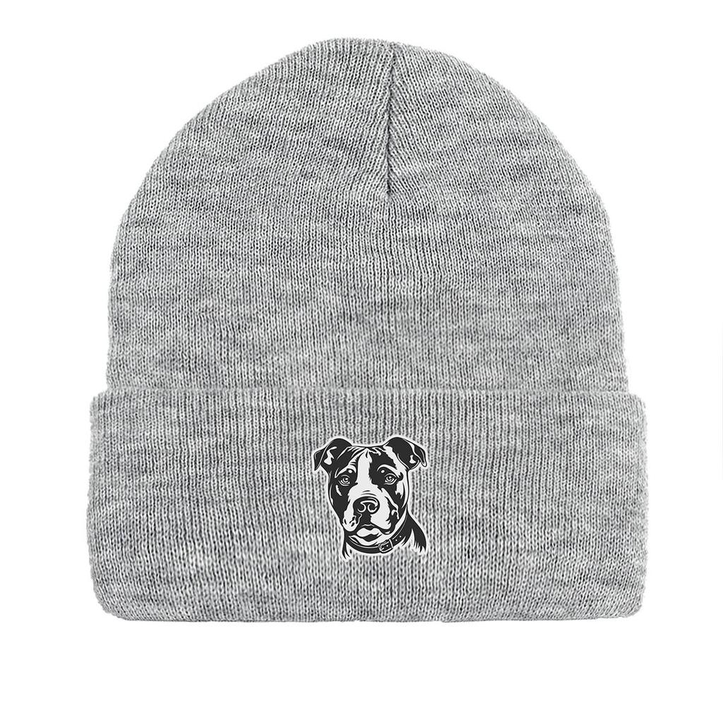 Leopard Photo Winter Knitted Hat Beanie, Animal Man Cap Warm Winter Solid Color Pompom Beanies Knit Cap Beanie