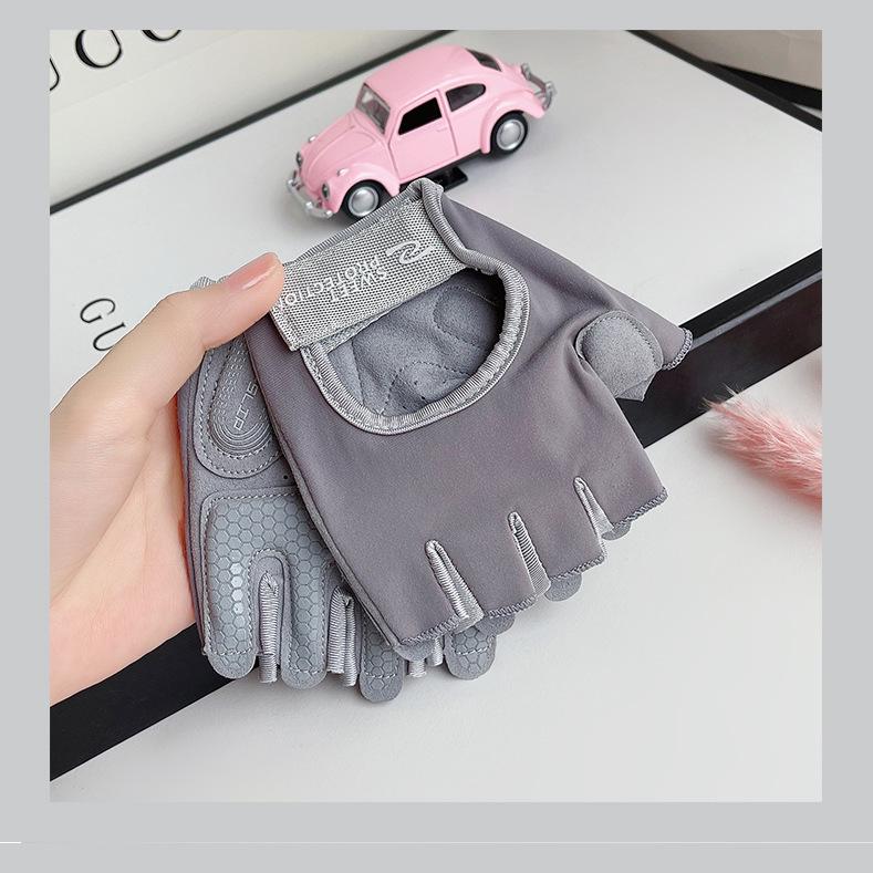 New Unisex Fitness Gloves: Outdoor Cycling, Half-Finger, Wear-Resistant, Non-Slip, Shock-Absorbing, Palm Protection, Breathable