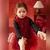 LUSON Baby Girls Sequin Princess Sleeveless Dress