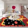 Abstract Carpet Living Room Art Irregular Color Home Bedroom Bedside Mat Easy To Care Cloakroom Coffee Table Rug Tapis 