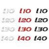 1Pc Logo Badge 3D Metal Emblem Decal I10 I20 I30 I40 Letter Sticker Auto Accessories