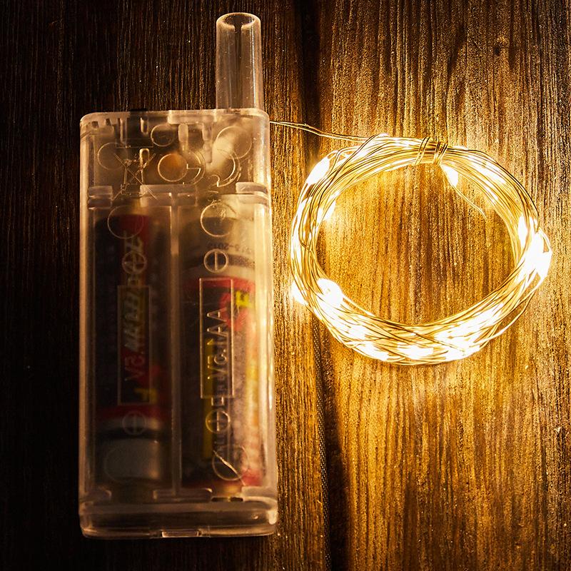 3M LED Copper Wire String Lights Battery Powered Colorful Fairy Lights For Christmas Wedding Party Holiday Decoration Lighting