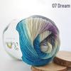 Gradient Rainbow Wool Knitted Jacket, Scarf & Shawl Yarn – Soft & Luxurious DIY Knitting Wool