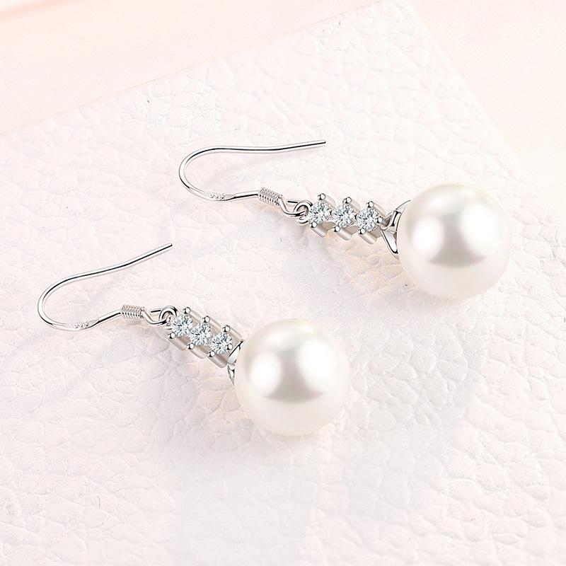 Lindon Kupferlegierung Zirkon Ohrringe Tropfen Ohrringe für Frauen Hochzeit Party Geschenke