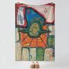 Κουβέρτα Friedensreich Hundertwasser Μαλακή Ζεστή Φανελένια Πολλαπλών Χρήσεων για Κρεβάτι Καναπέ Γραφείο Κλιματισμό Κουβέρτα για Ύπνο