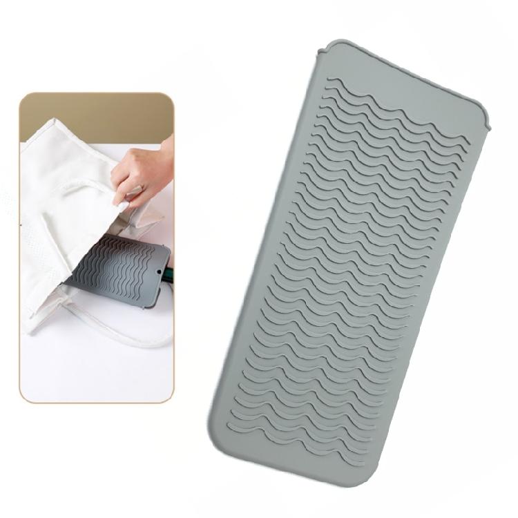 Silicone Mat Pouch For Hair Tool Heat Resistant And Practical Salon Tool Organizer For Travel Or Home Use