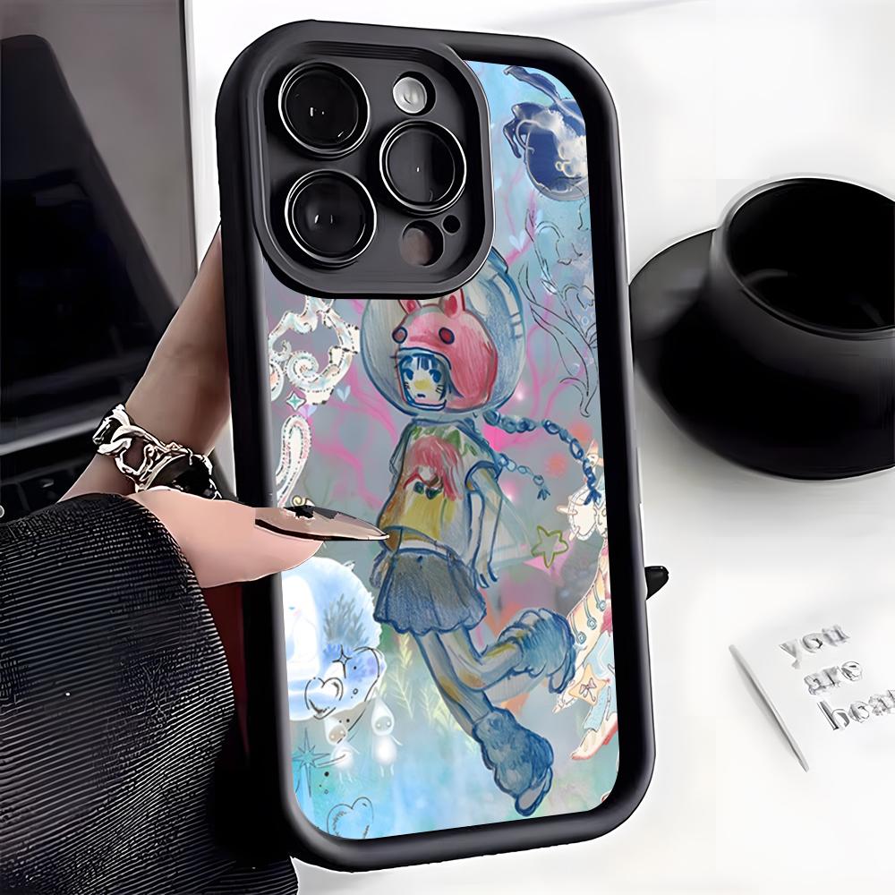 A-Aya T-Takano Kunst Handyhülle Für IPhone 17 Pro Max 16 15 14 Pro Max IPhone 13 Pro Max 11 Plus Silikonhülle