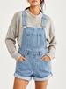 Europäischer Stil Lockere Denim Latzshorts für Damen - Sommer Heißer Verkauf