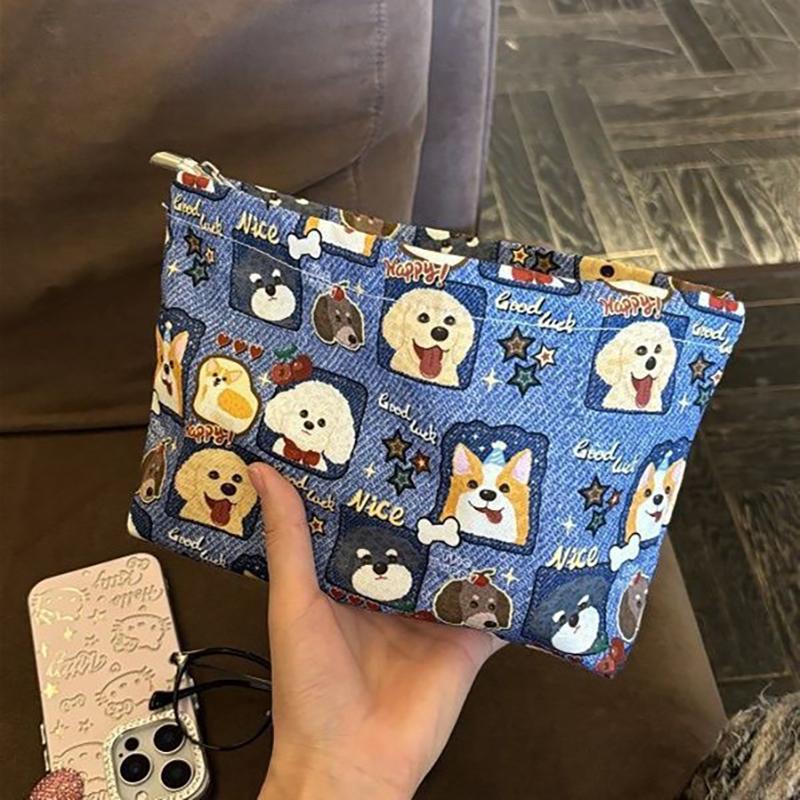 Large Capacity Makeup Bag Clutch Cosmetic Organizer Travel Wash Toiletries Storage Bag Makeup Pouch