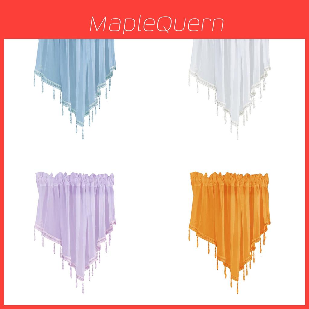 Pure Color Polyester Window Curtain With Light Filtering For Living Room And Bedroom