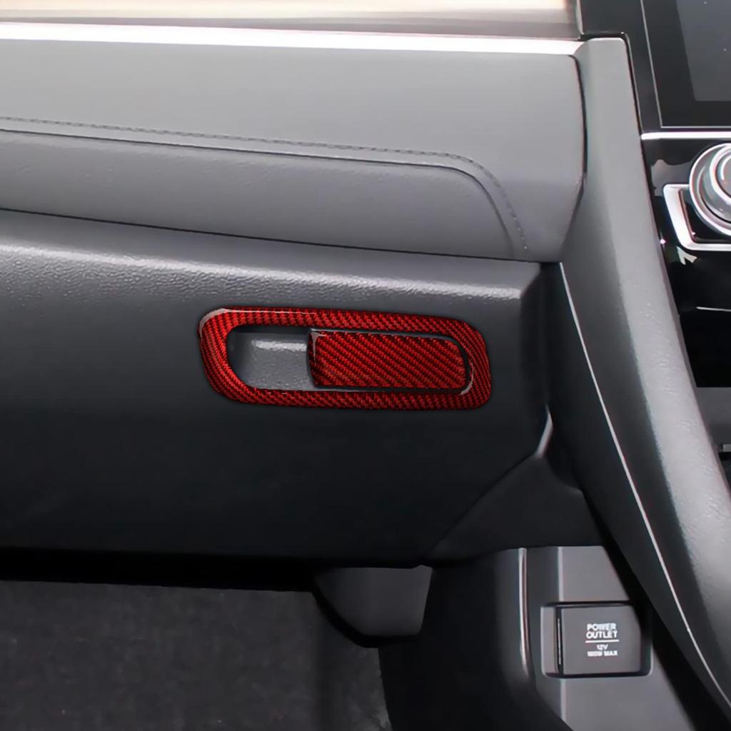 Civic 10th Generation Car Passenger Glove Box Handle Frame Sticker
