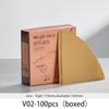 Gianxi Coffee Filtration Paper Drip 01 02 Espresso Natural 1-4 Cups Barista Mocha Pot Cone-Shape Bag For Coffee Accessories