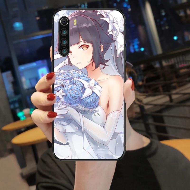 Cute Azur Lane Girl Phone Case For Xiaomi Mi 12 11T 10T 9T Lite Pro Ultra Note 10 Poco F3 F4 X4 GT Soft Black Phone Cover