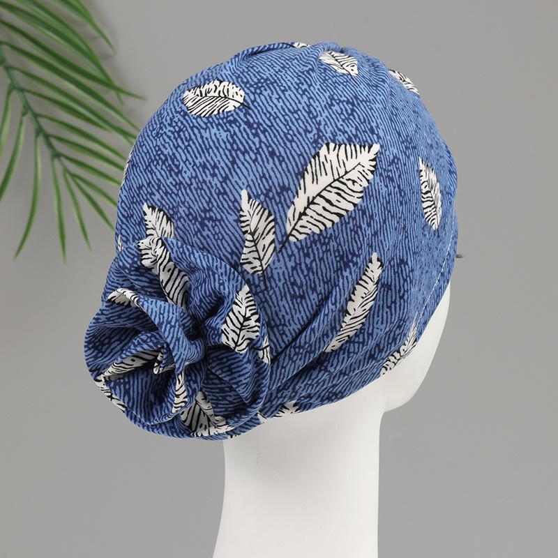 Adult Hat Women's Autumn and Winter Versatile Pullover Hat Multicolor Indian Hat Baotou Hat Women