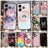 For Redmi Note 14 5G Case Cute Painted Silicone Soft TPU Phone Coque Capa For Redmi Note 14 4G Shockproof Fundas Bumper Cover