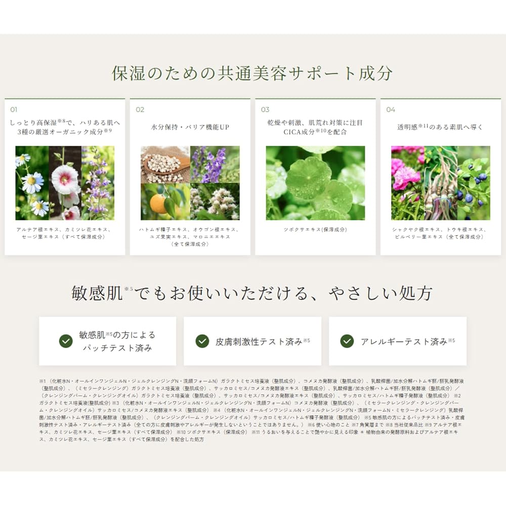 [New Model] unlabel Moist Botanical Facial Cleansing Foam - Contains 3 types of fermented liquids.