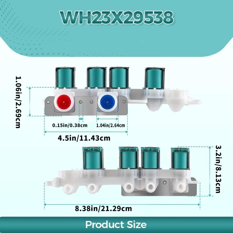 Automatic Washing Machine Water Inlet Valves Household Appliance Component for Automatic Washers Water Flow Control