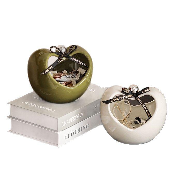 Elegant Multi-functional Ceramic Fruit Basket: Stylish Living Room Snack & Candy Dish