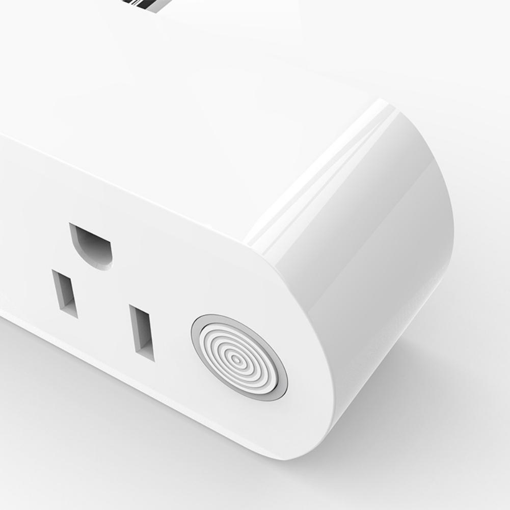 Smart Socket Wifi Smart U.S. Socket Electricity Statistics Smart Home U.S. Regulation Drag Two Double Plug