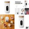 Portable Travel Electric Kettle With Temperature Control For Office And Home