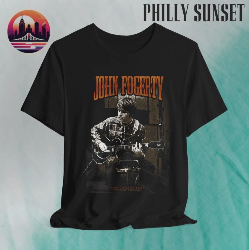 John Fogerty, Creedence Clearwater Revival, Fortunate Son, Green River T-shirt Unisex T-Shirt XL