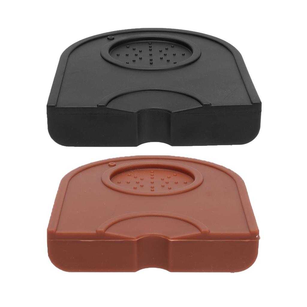 Corner Tamping Mat Compact Coffee Tamping Mat Anti Slip Heat Resistant Harmless Silicone for Restaurant for Kitchen