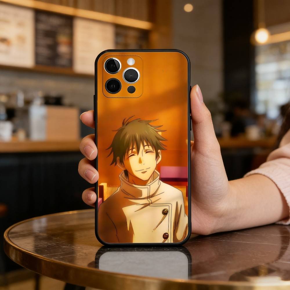 

Мягкий силиконовый черный чехол Okkotsu Yuta Jujutsu Kaisen, Чехол для телефона для iPhone 17,16,15,14,13,12,11 Plus,Pro Max,XS iPhone16promax