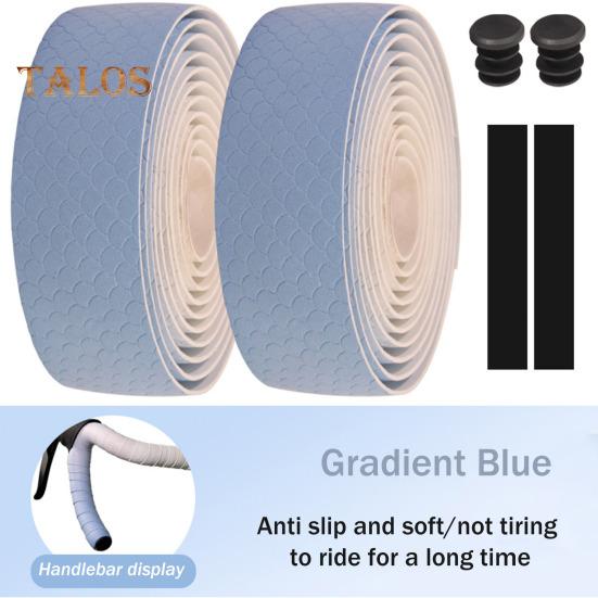 2 Rollen Fahrradlenkergriffe Rutschfeste Textur Weich Memory EVA Stoßdämpfung Memory-Schaum Fahrradgriffe