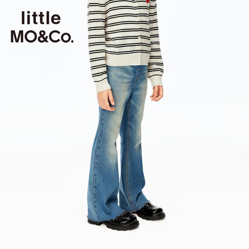 маленькая MO&Co. Женские узкие джинсы-клеш 120