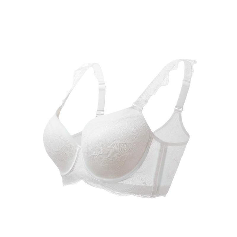 Large Size Seamless Underwear Women's Big Breasts Show Small Collection of Secondary Breasts Anti-sagging Thin Adjustment Bra Cover