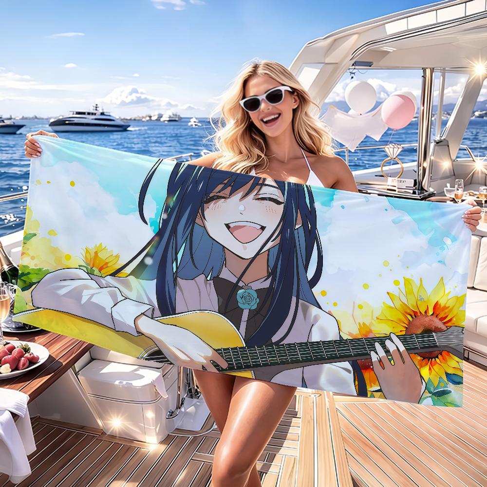 Ado Anime Sänger Handtuch Schnelltrocknende Strandhandtücher Sind Geeignet Für Schwimmbäder Camping Yoga Und Das Fitnessstudio