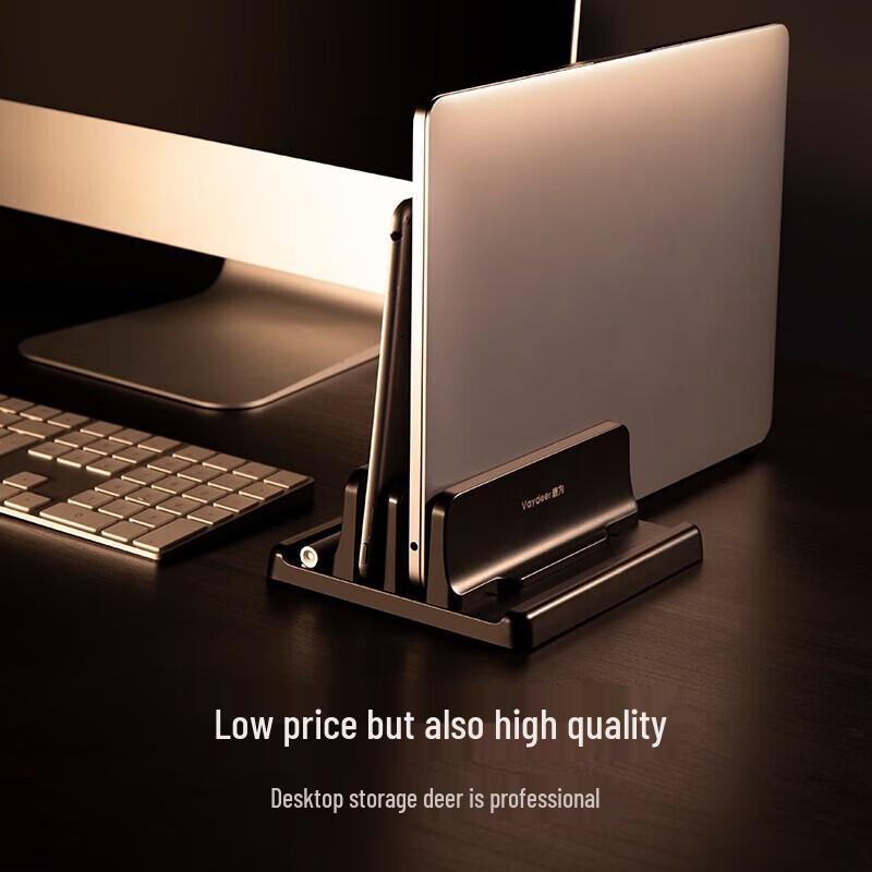 Luwu Vertical Laptop Stand with Weighted Base