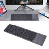 Fold   Keyboard Rechargeable Full Size Keys Folding Wireless Keyboard with Touchpad Multi Device Sync for Laptop PC Tablets