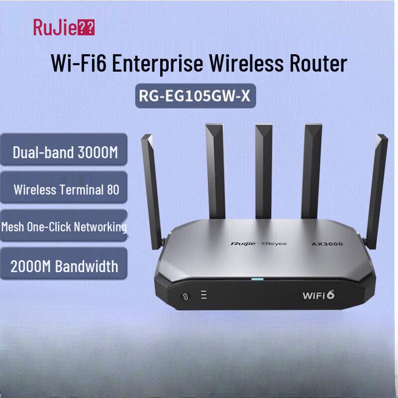 Ruijie RG-EG105GW-X WiFi 6 Enterprise Gateway (CN version)