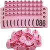 100Pcs Farm Equipment Cow Ear Tag Card 001-100 Numbers Pig Sheep Ear Sign Cattle Ear Marker  Cow
