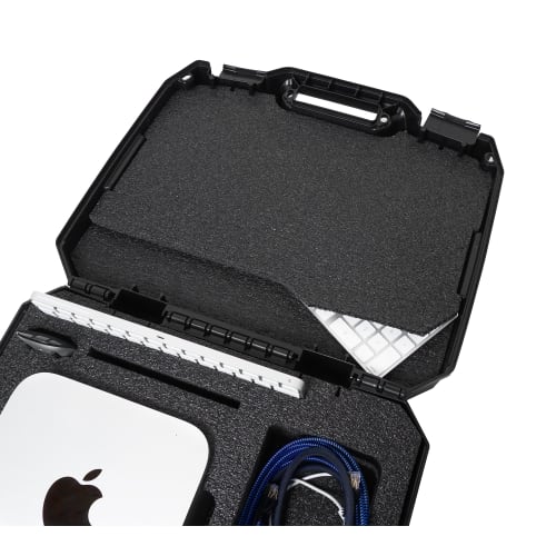Case Club Hardside Carrying Case - Apple Mac Studio, Magic Keyboard & Accessories - Rugged Lockable Travel & Storage Case