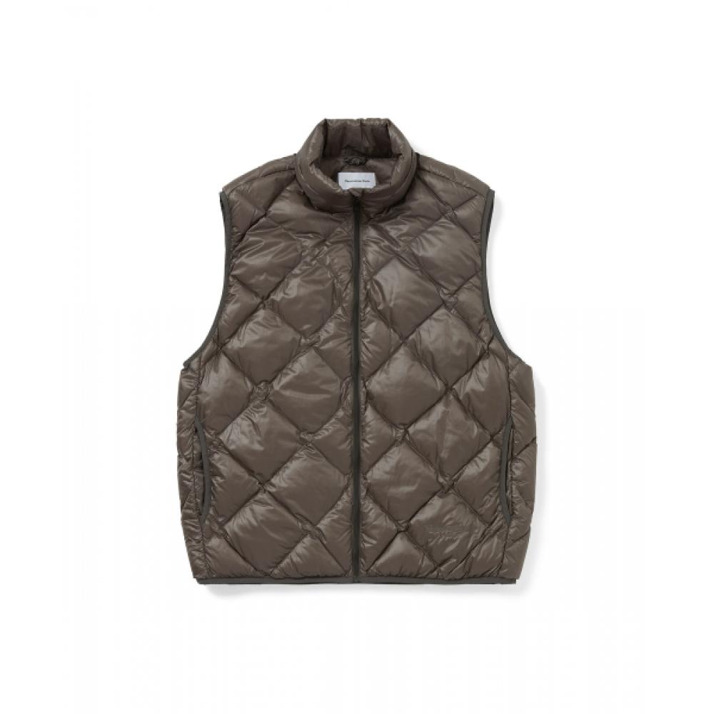 Thisisneverthat Pertex Light Down Vest Brown S
