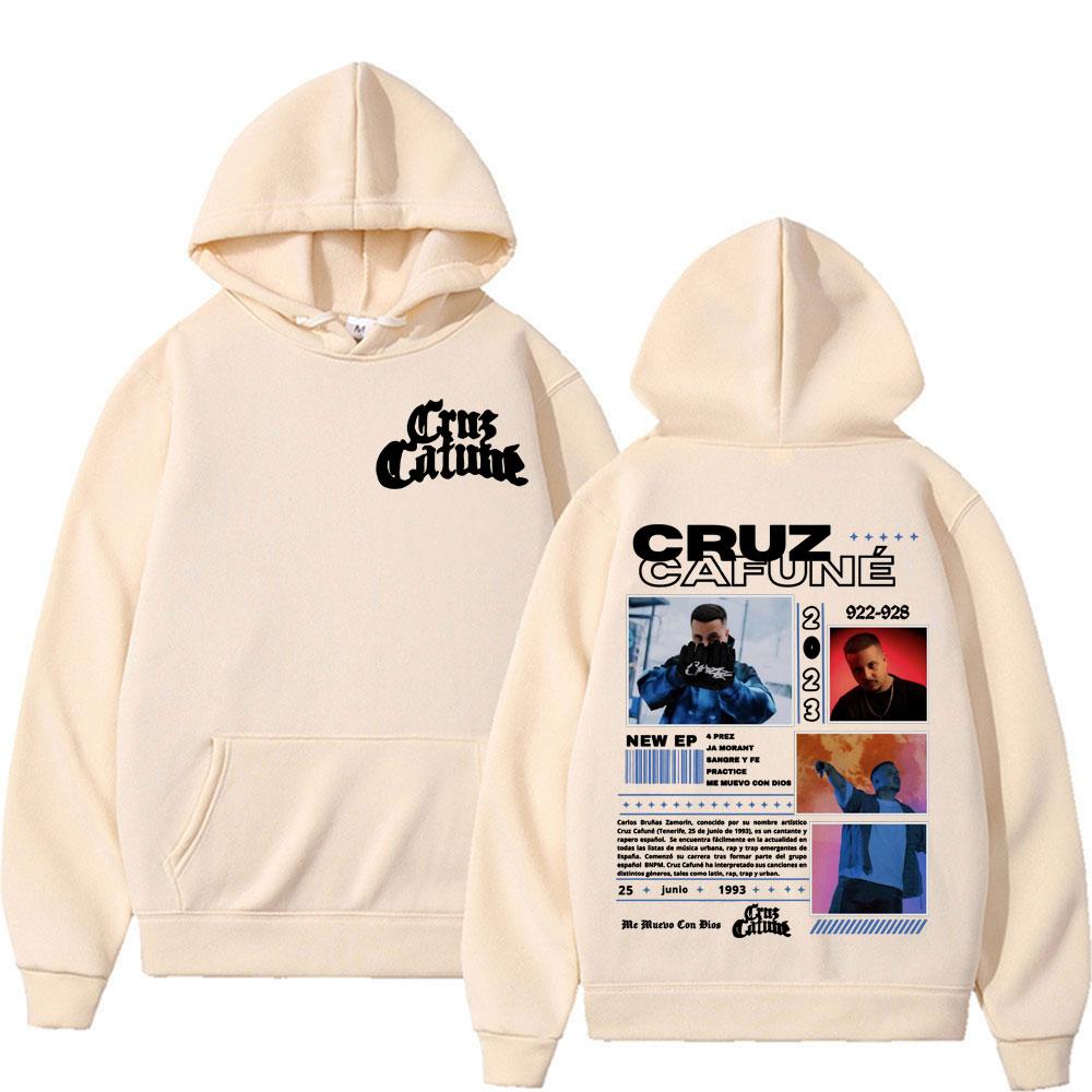 Rapper Cruz 922-928 Tour Merch Graphic Hoodies Men's Clothing Hip Hop Vintage Fashion Sweatshirts Casual Fleece Oversized Hoodie