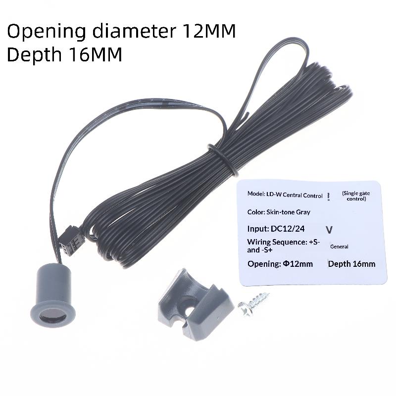 1Set Closet Touch/Hand Sweep/PIR Motion/Door Control Kitchen Wardrobe Lamp 12/24V Mini LED Cabinet Light Sensor Switch