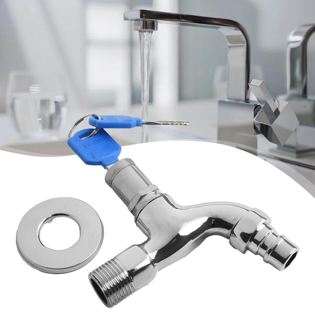 Sink Tap Faucet Thread With Key Lock 1PCS Anti-theft