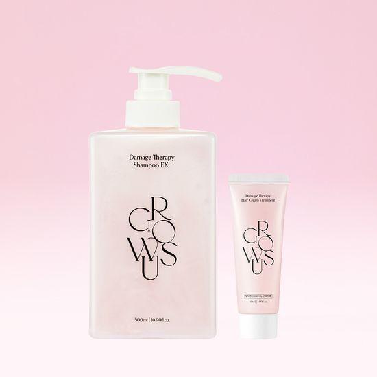 GROWUS Damage Therapy Shampoo EX 500ml Promotion (+ 50g Treatment Free)