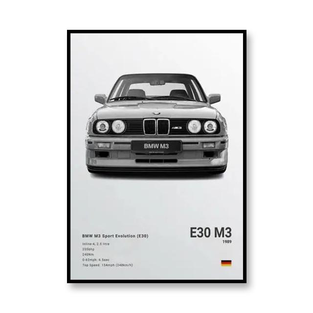 Famous Brand Cars SVJ GT3RS G80M3C Canvas Wall Art Print Poster 918 M5CS MSCSL Decorative Mural Home Decor Gift Unframed